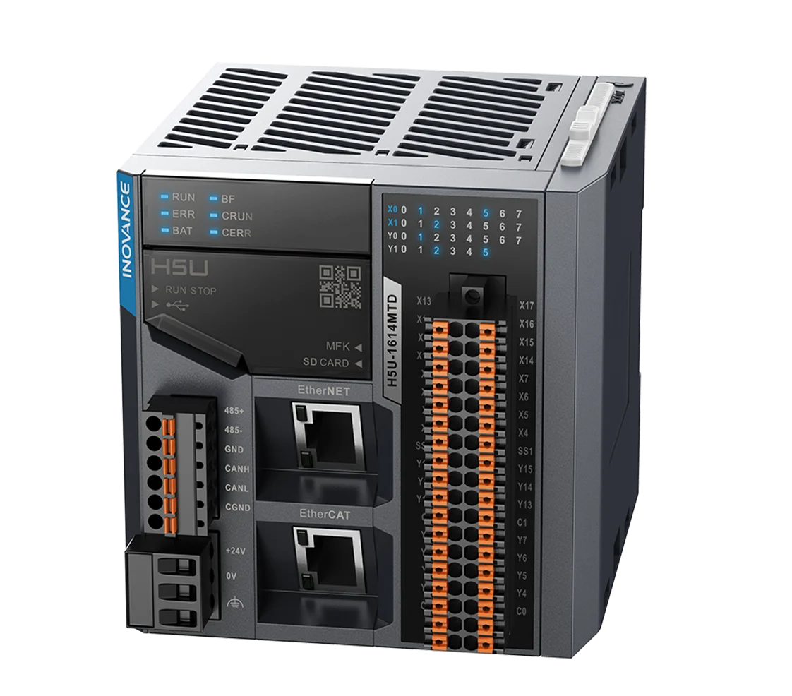 H5U系列EtherCAT总线高性能小型PLC